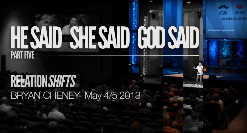 He Said, She Said, God Said: Relationshifts episode artwork