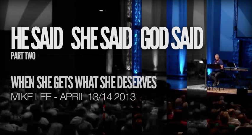 He Said, She Said, God Said: When She Gets What She Deserves episode artwork
